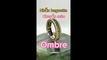 Mẫu Baguette chuyển màu Ombre | Lộc Tạp Hóa