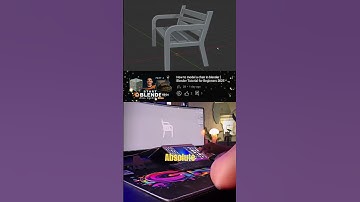 How to model a chair in blender | Blender Tutorial for Beginners 2025