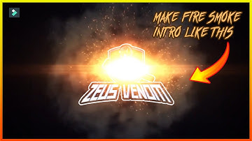 Make a Fire Smoke Logo Reveal Gaming intro | Filmora 9 Tutorial | + Free Template.