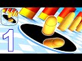 Attack hole  black hole games  gameplay walkthrough part 1 tutorial levels 14 ios android