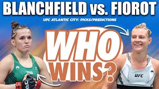 UFC ATLANTIC CITY: ERIN BLANCHFIELD VS. MANON FIOROT PICKS/PREDICTIONS