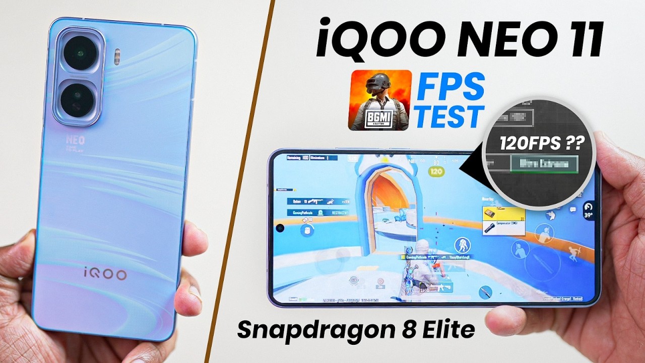 iQOO Neo 11 with SD 8 Elite Under 35K? PUBG vs BGMI?