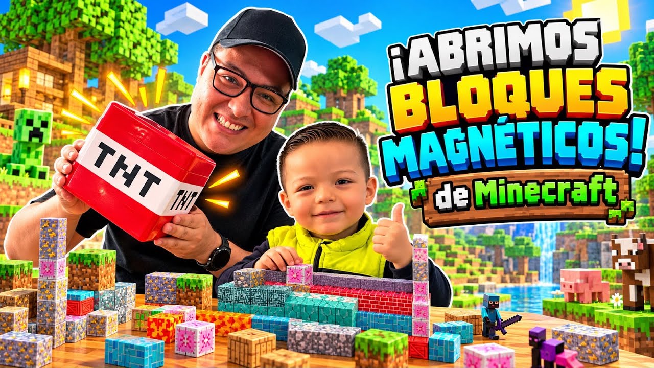 ¡ARMAMOS BLOQUES DE MINECRAFT! 🧱😍 Construyendo desde cero 🙊 Aprendamos juntos 😍📦