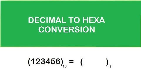 6.Decimal to Hexadecimal Conversion|EASY EXAMPLES| in DLD(URDU/HINDI)