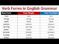 Verb froms in english grammar