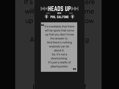 Poker Players: Not Knowing Is Part of the Game