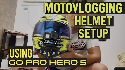 MOTOVLOGGING HELMET SETUP / GoPro Hero 5