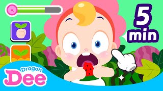 Swallowing A Fruit Seed? Game And Songs Baby Bella Is Curiousdragon Dee Kids Nursery Rhymes