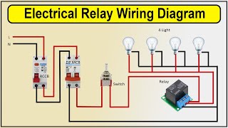 How to Make Electrical Relay Wiring Diagram | 5 pin relay How to Make Electrical Relay Wiring Diagram | 5 pin relay