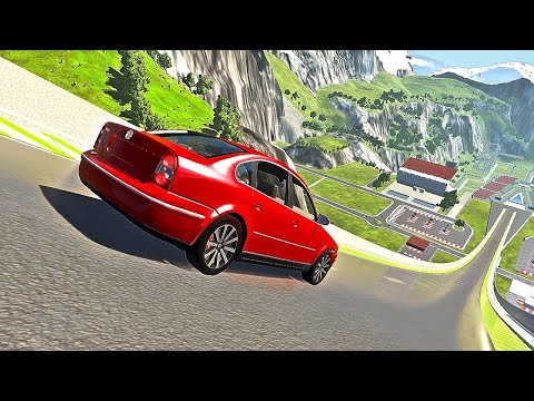 Видео: спуск без тормозов в BeamNG.drive.часть 8.