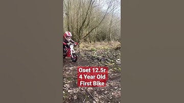 Thumbnail of Oset 12.5R Electric Trials Bike 4 Year Old First Ride #electricbike #motorcycle