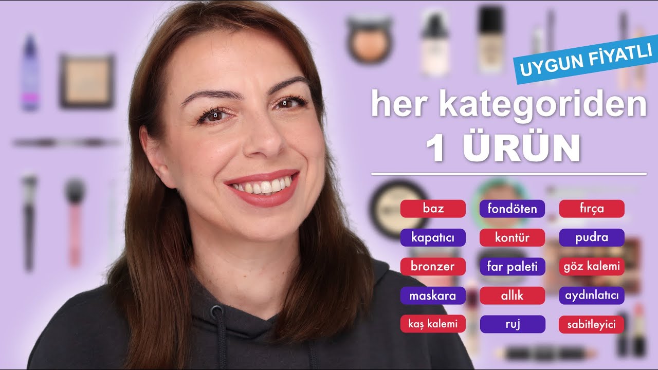 UYGUN FİYATLI MAKYAJ FAVORİLERİM | HER KATEGORİDEN BİR ÜRÜN SEÇECEK OLSAM