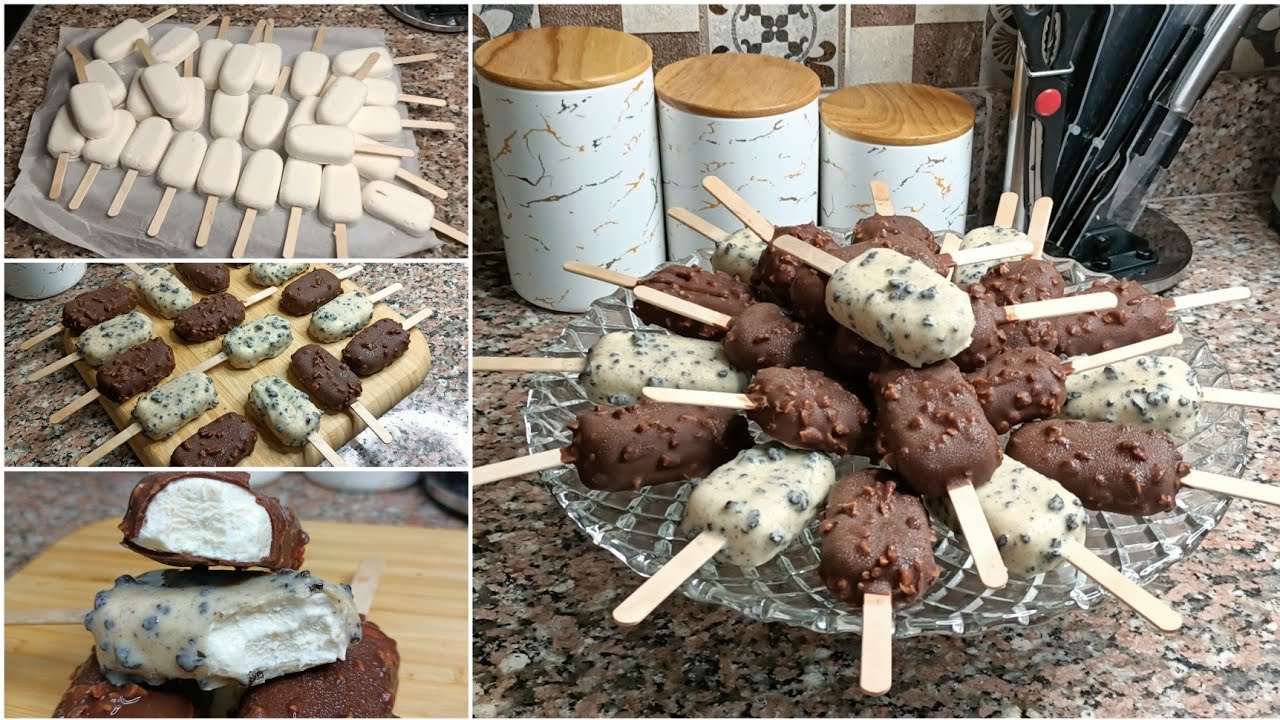 كلاص ماغنوم بمكونين فقط سهل وسريع التحضير مذاق رائع جدا 🍨