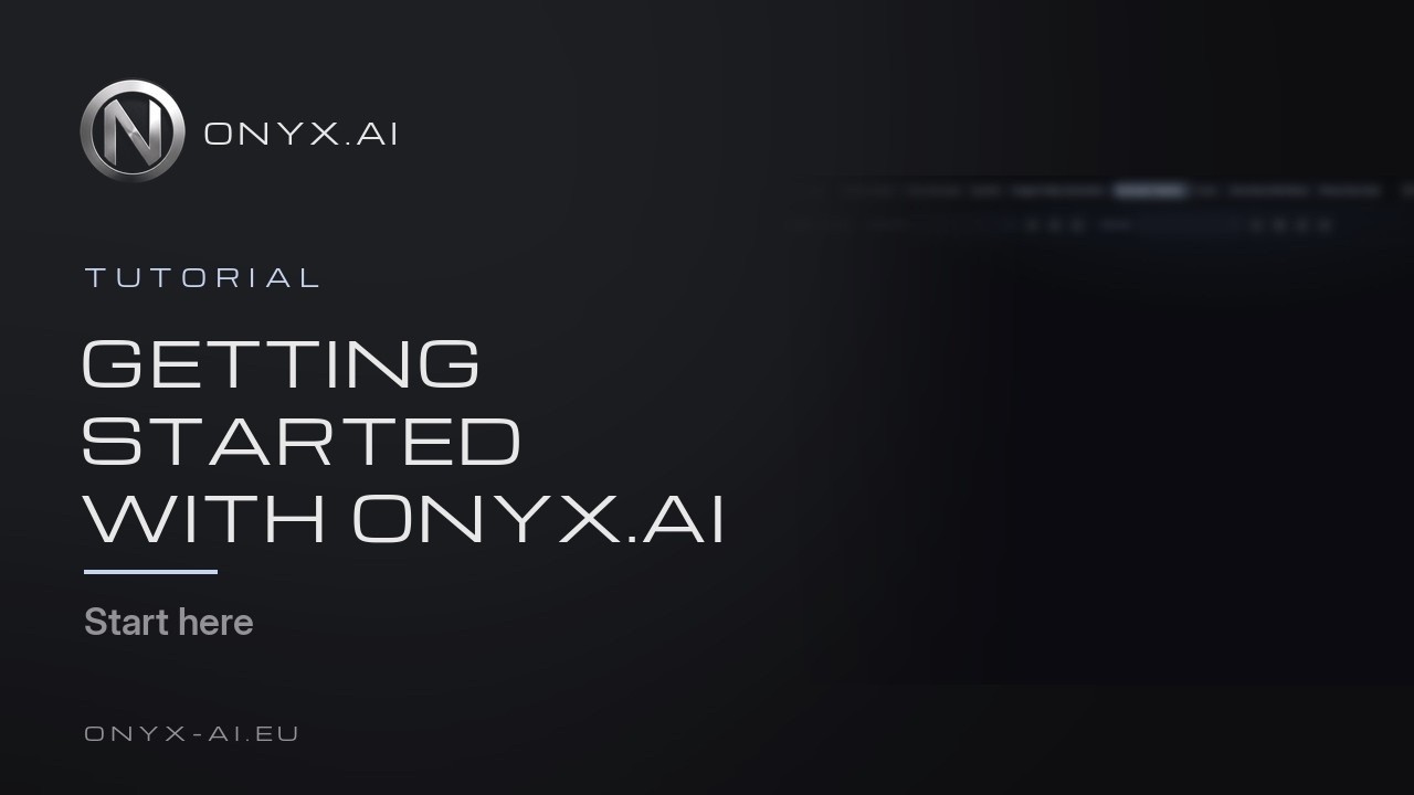 Getting Started with Onyx.AI – Sign In, Tools Overview & API Keys - YouTube