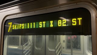 IRT Subway: R188 (7) Skip-Stop Local Train Ride from Flushing-Main St to 34th St-Hudson Yards by Lance Wright 4,637 views 1 month ago 40 minutes
