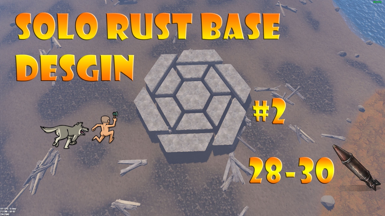 BEST SOLO / SMALL GROUPS BASE 2017 - RUST BASE DESIGN #2 - MrKLO - YouTube