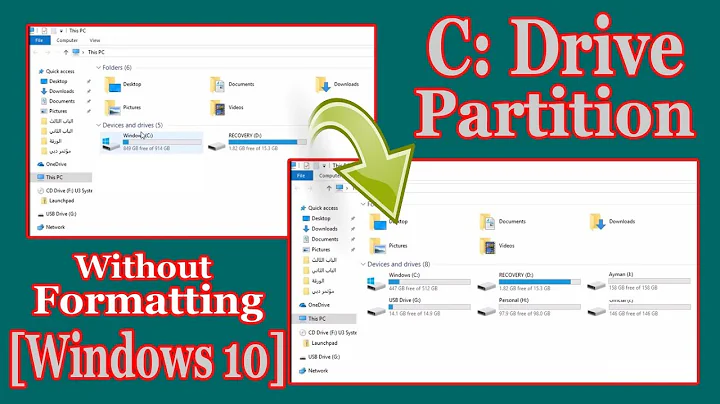 How to Partition C Drive in Windows 10 Without Formatting