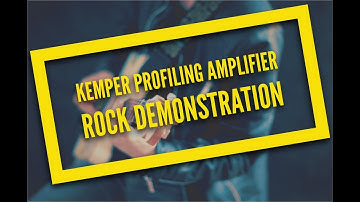 KEMPER PROFILING AMP: ROCK DEMONSTRATION - (M Britt) - Online Guitar Session.