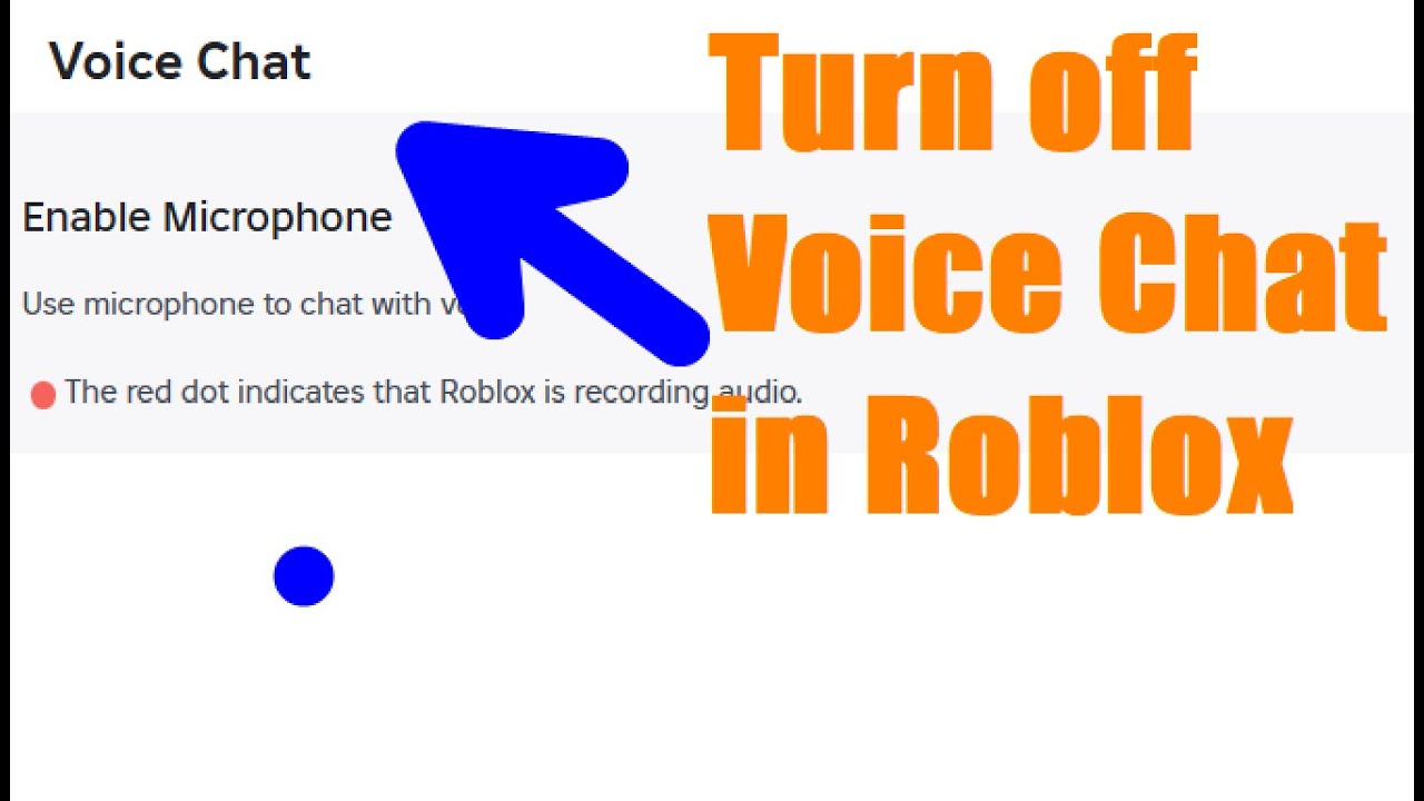 How To Turn Off VOICE CHAT In Roblox YouTube 