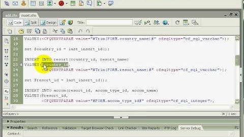mysql insert into multiple tables using coldfusion