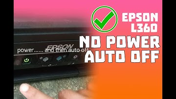 Epson L360 | L220 | L120 no power, Auto Off, Auto Shutdown Fix!