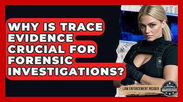 Why Is Trace Evidence Crucial For Forensic Investigations? - Law Enforcement Insider