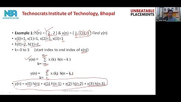 Signals and Systems : Convolution Sum  part 2 By Dr. Vibha Tiwari