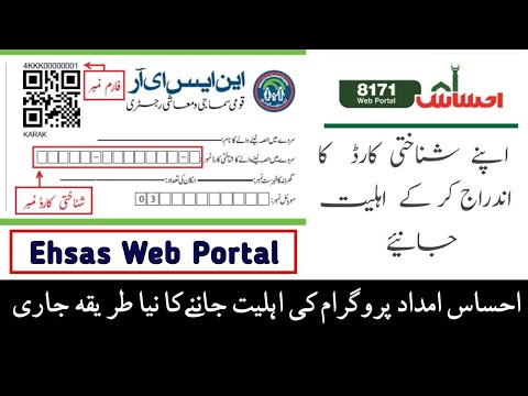 How To Check Ehsas Imdad Program Online | Ehsaas Program Web Portal | 8171 New Update