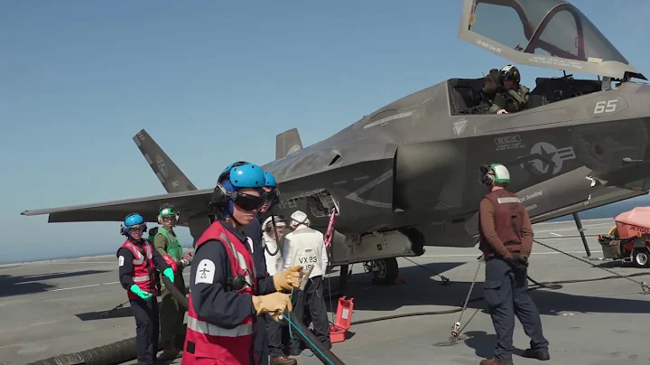 U.S. Navy F-35B Fighters Land Aboard British Aircraft Carrier HMS Queen Elizabeth For The First Time