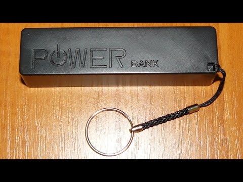 Самый дешевый Power Bank (прямоугольный корпус Power Bank на один 18650) тестирование
