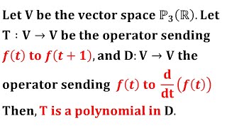 Famous TIFR 2018 Mathematics Vector space of polynomials Matrix representation of linear operator Net Worth