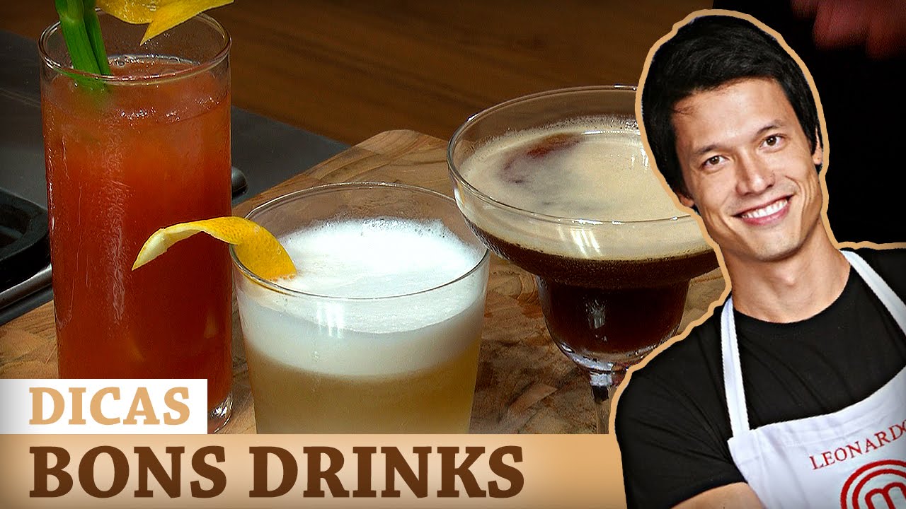 DRINKS (Bloody Mary, Espresso Martini e Whisky Sour) com Leo Young| DICAS MASTERCHEF | MasterChef Brasil