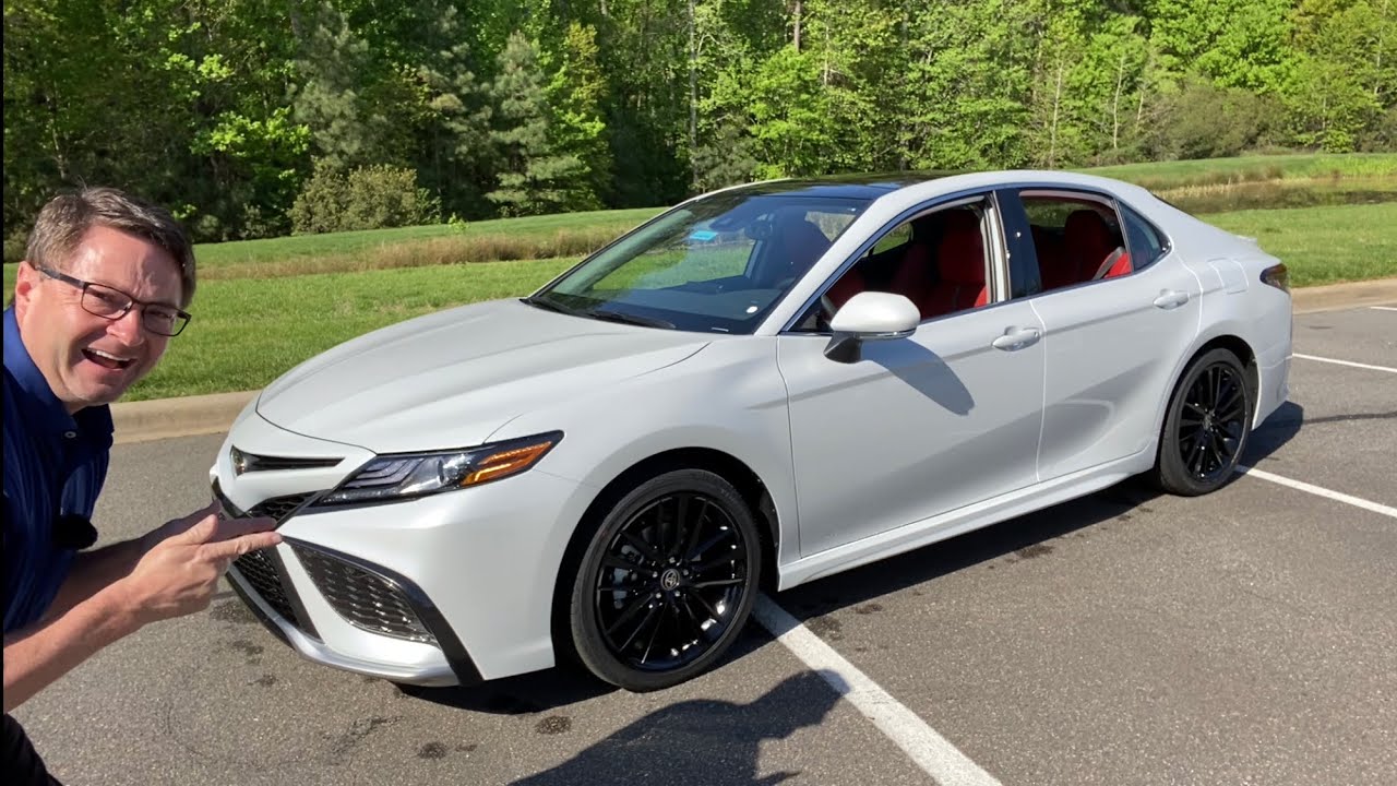 Toyota Camry 2021 Xse Red Interior