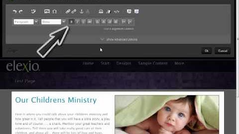 ELEXIO WEBSITE Content Management System (CMS)
