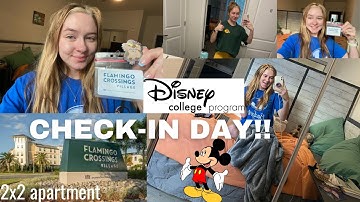 DCP CHECK-IN DAY!! Flamingo Crossings Village Move In || Disney College Program 2022