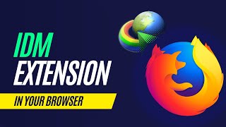 how to add internet download manager extension in browser