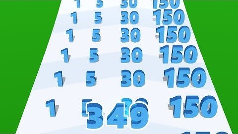 Number Run - All Levels Gameplay Android,ios ( Part - 4) @justfotyou919