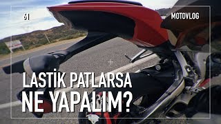 Motosiklette Lastik Patlarsa Ne Yapalım? &amp; Şehir İçi Kısa Tur ve Virajlar