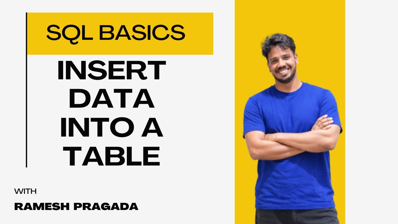 How to Insert Data into a Table (Step by Step Guide for Beginners ...