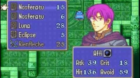 Fire emblem final chapter :Canas solo (no elixir)