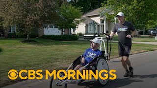 Download Lagu Father-son team defying the odds in triathlon get ultimate surprise MP3