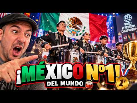 MEXICANOS GANAN el PRIMER LUGAR MUNDIAL de TAMBORES 🇲🇽🥁🔥