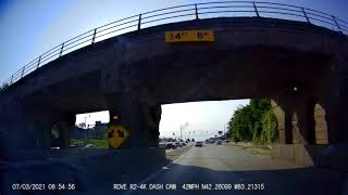 Drive From Ford/Telegraph, Dearborn; To Dollar General, Fort Street, Wyandotte, Michigan, 7/3/21
