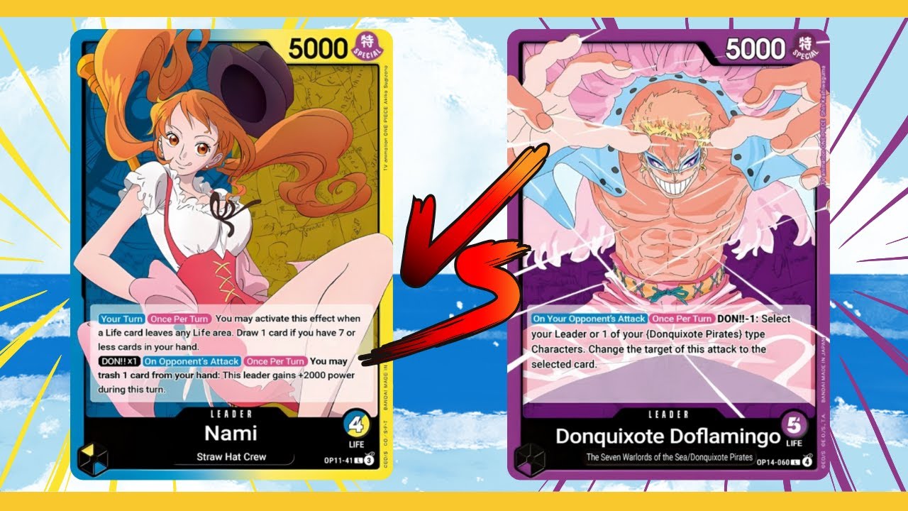 Blue Yellow Nami Keeps Winning in OP14 | Gameplay and Commentary