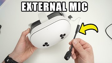 Meta Quest 3 & 3s : How to Use an External Mic