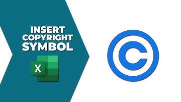 How to insert copyright symbol in excel footer