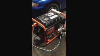 First time I started up my GENERAC 6500 Generator.