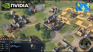 Age of Empires 4 - 1v1 French vs Mongols Fast Win | Multiplayer Gameplay