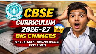 Cbse Curriculum 2026 27 Full Details New Changes Explained For Students Teachers