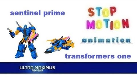 🎬 Sentinel Prime Transformers ONE Stop Motion Animation